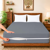 Waterproof Zipper Mattress Encasement Single Size – 6 Sided Mattress Protector Cover, Bed Bug Proof, Dustproof, Soft Breathable Fabric