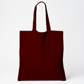 Burgundy Cotton Tote Bag 13 x 15 Inch – Reusable Eco-Friendly Canvas Shopping, Travel & Daily Carry Bag