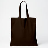 Chocolate Cotton Tote Bag 13 x 15 Inch – Reusable Eco-Friendly Canvas Shopping, Travel & Daily Carry Bag