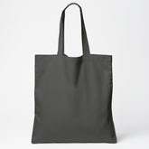 Dark Grey Cotton Tote Bag 13 x 15 Inch – Reusable Eco-Friendly Canvas Shopping, Travel & Daily Carry Bag