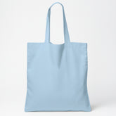 Light Blue Cotton Tote Bag 13 x 15 Inch – Reusable Eco-Friendly Canvas Shopping, Travel & Daily Carry Bag