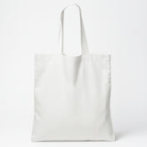 White Cotton Tote Bag 13 x 15 Inch – Reusable Eco-Friendly Canvas Shopping, Travel & Daily Carry Bag