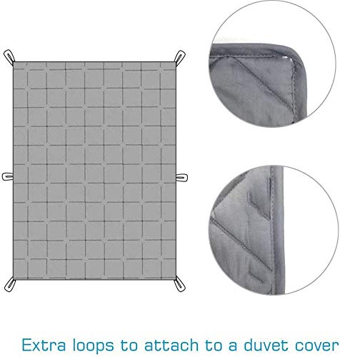 Cottington Lane Weighted Blanket for Adults – Queen Size (15 lbs / 6.8 kg) – Promotes Calm, Better Sleep, and Natural Relaxation