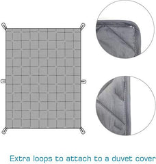 Cottington Lane Weighted Blanket for Adults – Queen Size (15 lbs / 6.8 kg) – Promotes Calm, Better Sleep, and Natural Relaxation