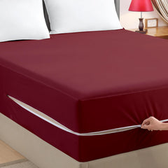Waterproof Zipper Mattress Encasement Single Size – 6 Sided Mattress Protector Cover, Bed Bug Proof, Dustproof, Soft Breathable Fabric