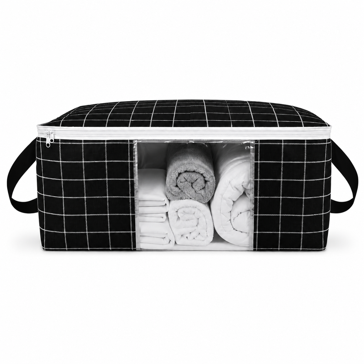 7-Piece Home Essentials Combo Set with Storage Bag | Single Dohar, Bedsheet, Pillow, Laundry Basket, Face & Bath Towel |Ideal for Hostel, PG, Travel & Gifting, Student Utility Pack