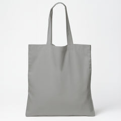 Light Grey Cotton Tote Bag 13 x 15 Inch – Reusable Eco-Friendly Canvas Shopping, Travel & Daily Carry Bag
