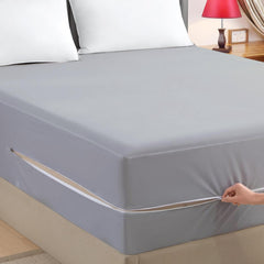 Waterproof Zipper Mattress Encasement Single Size – 6 Sided Mattress Protector Cover, Bed Bug Proof, Dustproof, Soft Breathable Fabric